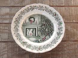 Johnson Brothers Merry Christmas Green Multicolor Dinner Plate Transferware Hand Engraved Replacement China - Etsy