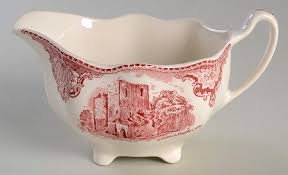 Old Britain Castles Pink (No Crown Made England) Creamer by Johnson Brothers | Replacements, Ltd.