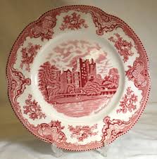 Johnson Brothers Old Britain Castles Pink Dinner Plate ...