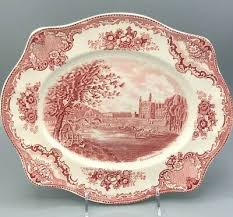Old Britain Castles Pink by Johnson Brothers Oval Platter 11.5", new | eBay