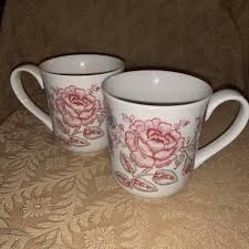 Johnson Bros Rose Chintz Pink 10oz Coffee Tea Mug (Set Of ...