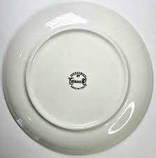 BRUNELLI ANTIQUING PLATE Designed Made Italy Vintage Ceramic ...