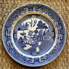 Unique Blue Willow "Double Sided" Plate – McIntosh Cottage ...