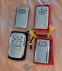 Vintage Lot of 4 Metal Hand Warmers, Lighters, Zippo, More ...