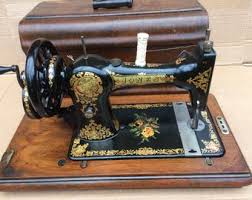 Jones CS Family Vintage Hand Crank Sewing Machine - Etsy