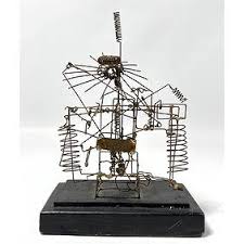 Dan Hay Kinetic Wire Sculpture