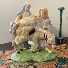 Vintage | Holiday | Vintage Religious Jesus Mary Joseph Ceramic Figure 97s | Poshmark