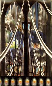 THE BRIDGE 1922 MODERN NEW YORK CITY AMERICAN PAINTING BY ...