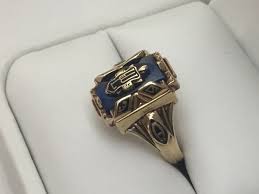 Jostens 10K Solid Yellow Gold 1963 Ladies High School ...