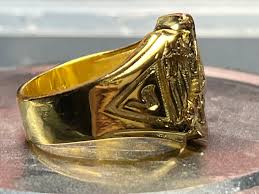 Masonic Freemason Ring SZ 10-12 925 Sterling Silver ...