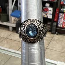 1994 Victor Valley High School 10k White Gold Jostens Class Ring 14.3g Size 10 | eBay Australia