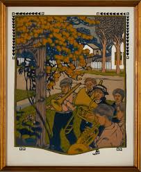 Sold at Auction: Gustave Baumann, GUSTAVE BAUMANN - THE BAND