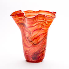 Ruffled Bowls & Vases - Slow Burn Glass