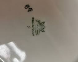 Vintage Jarolina Salad Plates: Vine Leaves Fine China, Set ...