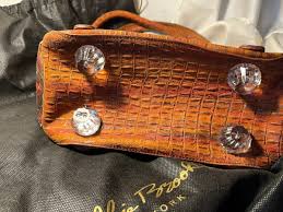 Debbie Brooks Handbag Purse Satchel Bag Magnafab Leather ...