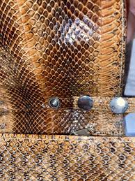 Snakeskin/leather/shoulder purse/clutch/vintage/mint | eBay