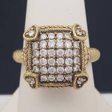 Judith Ripka Diamonique Ring - Etsy