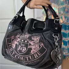 Juicy Couture | Bags | Juicy Couture Freestyle Black Grey ...