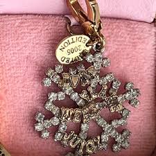 New Juicy Couture 2005 'don't Flake Wear Juicy' SNOWFLAKE Bracelet Charm - Etsy