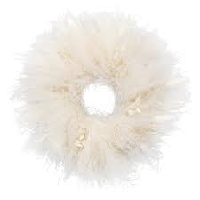 CreativeArrowy Faux Pampas Wreath 7.9in Circular Pampas Grass Boho Style Decor for Home Interior and Event Setting Decoration Gifts - Walmart.com
