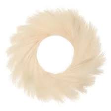 Ngdhkd Pampas Grass Wreath 26inches Faux Pampas Wreath Artificial Pampas Wreath for All Seasons Farmhouse Pampas Grass Garland Boho Wall Decor for Front Door Home Fall Farmhouse: Artificial Flowers: Amazon.com.au