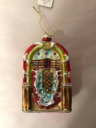 3852889 RAZ 5." Juke Box Radio Glass Christmas Ornament | eBay