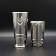 Flat Bottom/Footed Cocktail Shaker 2 Piece | eBay