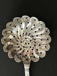 N F NICKEL SILVER CO - (early 20th century) PIERCED BON BON, NUT SPOON ~4 1/4" | eBay