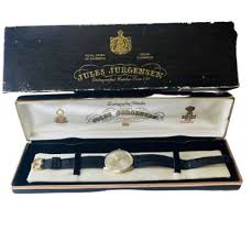 JULES JURGENSEN 14K SOLID GOLD AUTOMATIC WINDING SUPERTHIN ...