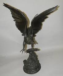 Eagle, Finest US Lost Wax Bronze Sculpture Signed Jules ...