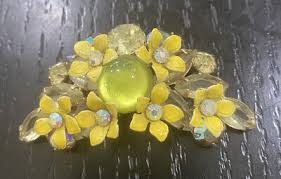 Juliana Brooch Flowers 2.5" | eBay