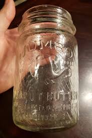 Vintage Glass Peanut Butter Jar with Elephant Face 1lb Jumbo ...