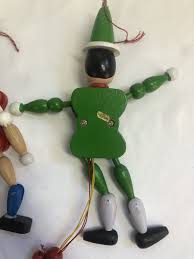 Vtg 1950 Pull String Wooden Puppets M Gschintzer, Austria ...