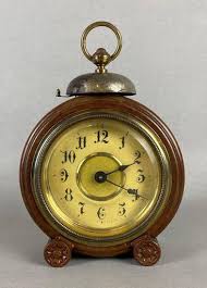 Antique German? Alarm Clock Maker J Unghans, Requires A