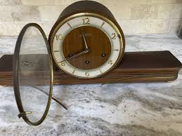 Vintage Art Deco Junghans Chiming Mantle Clock, Germany, No ...