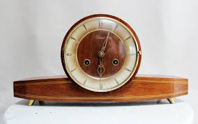 UNCO Table Clock HERMLE Movement Two Tone Chime Glossy - Etsy