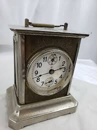 Heavy Antique Germany Table Clock, not tested, with key | eBay