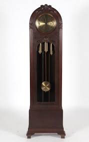 GERMAN JUNGHANS GRANDFATHER CLOCK CIRCA 1920 in United States