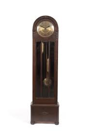 Lot - ENGLISH ARTS & CRAFTS TALL CASE CLOCK