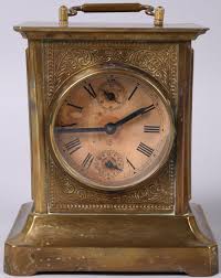 Lot - TWO CARRIAGE CLOCKS, CIRCA 1900