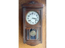 Antique Seikosha C. 1900 Wooden Regulator Wall Clock Meiji ...