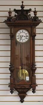 Lot - TWO ANTIQUE GERMAN WALL CLOCKS