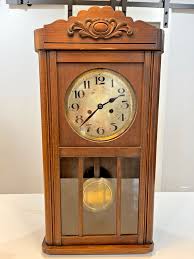 Antique German H.A.C. - Hamburg American Corp chime wall ...