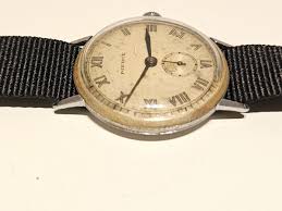 VINTAGE RARE WW2 ERA SUB SECOND CHROMED MEN'S SWISS 35mm WATCH "PIERCE"15J | eBay