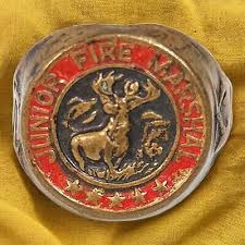 Vintage Junior Fire Marshall Ring 1950s Hartford Fire ...