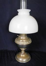 VINTAGE JUNO LAMP WITH MILK GLASS SHADE | eBay
