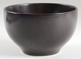 Trilogy Black Rice Bowl by Essence | Replacements, Ltd.
