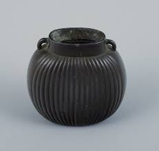 Just Andersen, Denmark. Four vases in disco metal and pewter. – L' ART COPENHAGEN