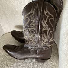 Nocona Men's 13 AA Brown Leather Western Cowboy Riding Rodeo ...