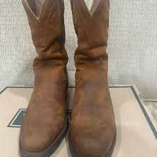 Tecovas The Luke brown suede Chelsea boots... | Depop